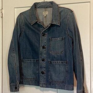 J Crew Denim Barn Jacket, M